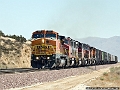 BNSF 535 near Lugo CA at MP 51 with M-BARJAC1-21 on 21 April 2007